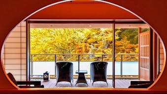 美しい紅葉をお部屋から楽しめる宿　関西編