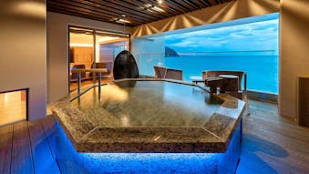 露天風呂付客室で絶景と部屋食が楽しめる温泉宿　伊豆編