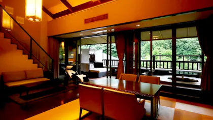 広々としたメゾネット客室が自慢の温泉宿5選