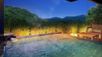 金泉・銀泉を楽しめる有馬温泉の老舗旅館「有馬温泉 欽山」に、露天風呂を備えた豪華な新客室が誕生