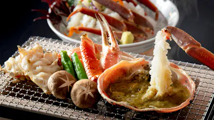 北陸で美食を味わえる、露天・半露天風呂付客室がある温泉宿5選