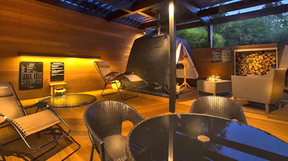 一休社員のプライベート旅！長野の大自然に抱かれた宿「つたや季の宿 風里 長野木曽御岳温泉」でテントサウナと温泉に憩う休日